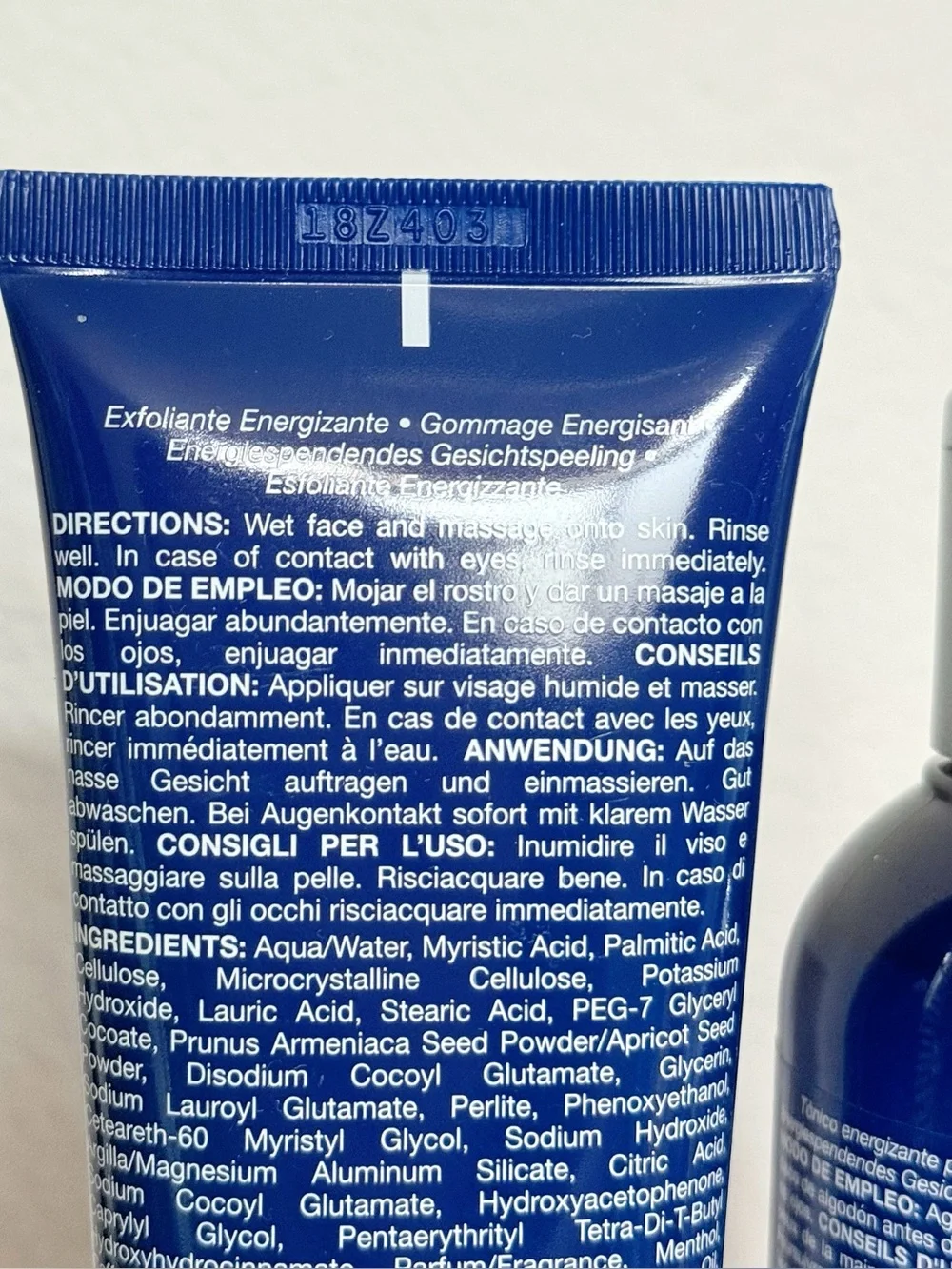 Kiehl's Men's Skincare set - Facial Scrub & toner